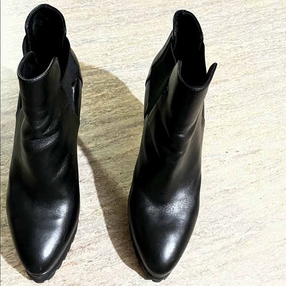 All Saints leather ankle heeled boots - Picture 4 of 16